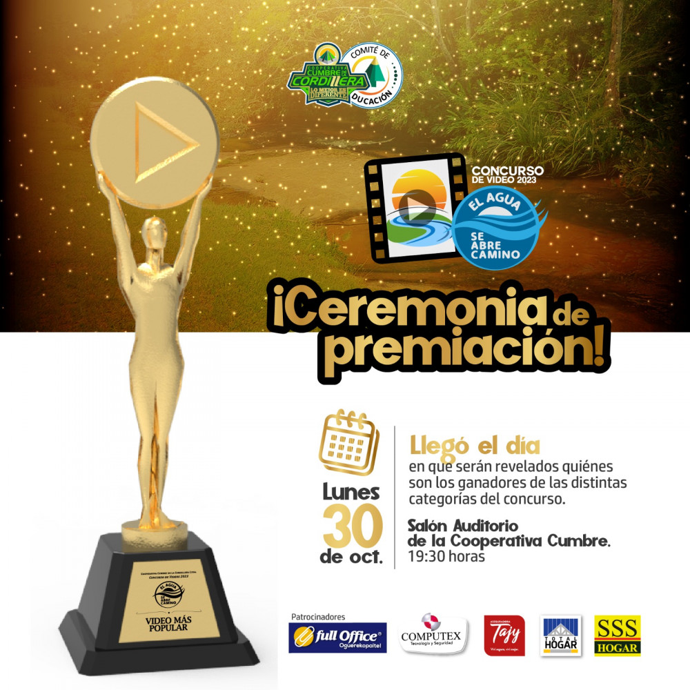 Premiación del Concurso de Videos 2023